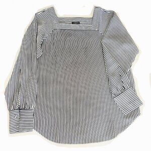 !NEW! Ann Taylor Long Sleeve Striped Blouse | Size XS